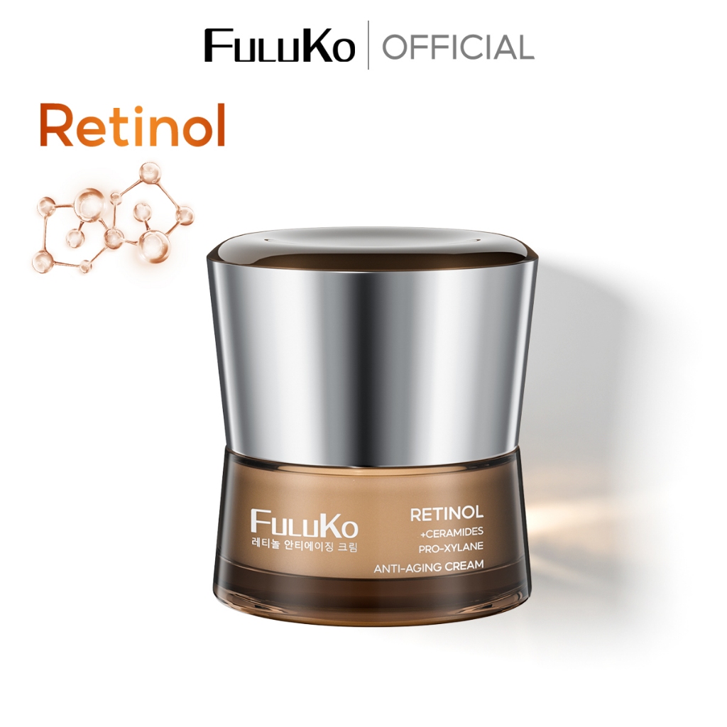 FULUKO Retinol Anti-Aging cream 30g เรตินอล ครีมทาหน้า เพื่อผิวแลดูอ่อนกว่าวัย ลดริ้วรอย