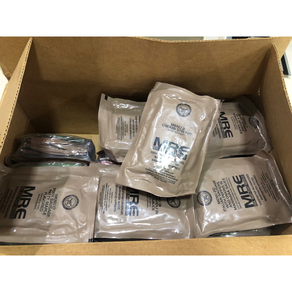 MRE USA Military รอบเทสปี 3/2027 อาหารสนาม อาหารสำเร็จรูป