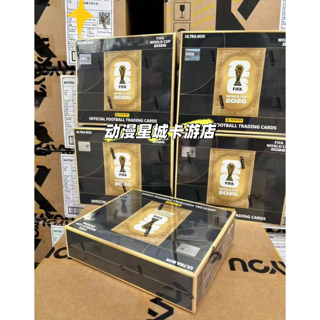 🔥พร้อมส่งจากไทย🔥ยกBoxกล่องดำ ของแท้จาก Kayouการ์ดนักฟุตบอลFIFA World Cup 2026การ์ดสะสมฟุตบอลรุ่นที่ระลึกFootball Starcar