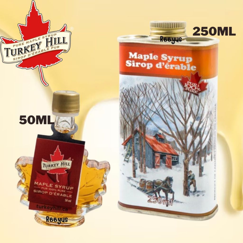 Pure Maple Syrup ไซรัปเมเปิ้ล Grade A แบรนด์ Turkey Hill จากแคนาดา เป็นวีแกน มี 2 ขนาด