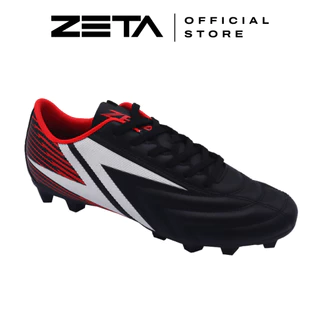 ZETA ซีต้า รองเท้าฟุตบอล รุ่น THUNDERBOLT ZTFSC01AS BLACK/SILVER *เบา ทน เกาะสนามดี เคลื่อนไหวมั่นใจ*