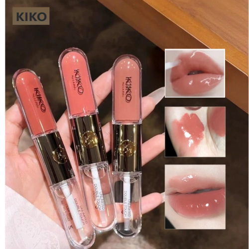 [ของแท้100%] KIKO Milano Double Touch ลิปไม่ติดแมสก์ ลิปติดทน กันน้ำ จูบไม่หลุด 16 ชม. ปากฉ่ำวาว สีสวย พร้อมส่ง