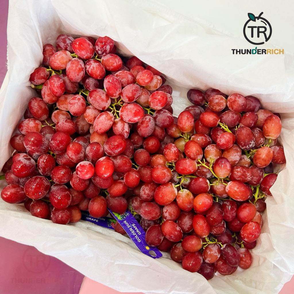 ส่งฟรี‼️สินค้าเข้าใหม่ 2/7/69‼️ Sweet Scarlet Grape 🍇🇨🇳 องุ่นแดงไร้เมล็ดลิ้นจี่ตราตะวัน นำเข้าจากประเทศจีน🛳️