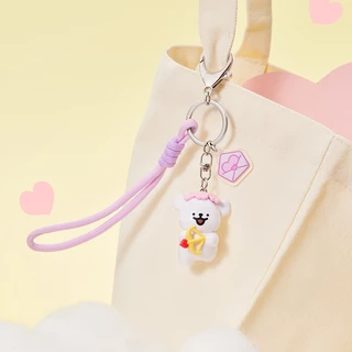 M&G LIFE x Maltese Dog Cute Keychain Charm Doll