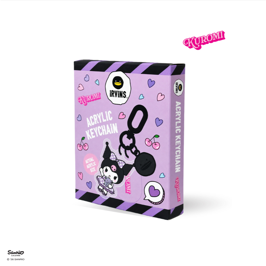 [GWP] IRVINS x Kuromi Acrylic Keychain Premium Gift [Not for Sale]