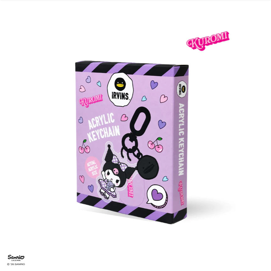 [GWP] IRVINS x Kuromi Acrylic Keychain Premium Gift [Not for Sale]