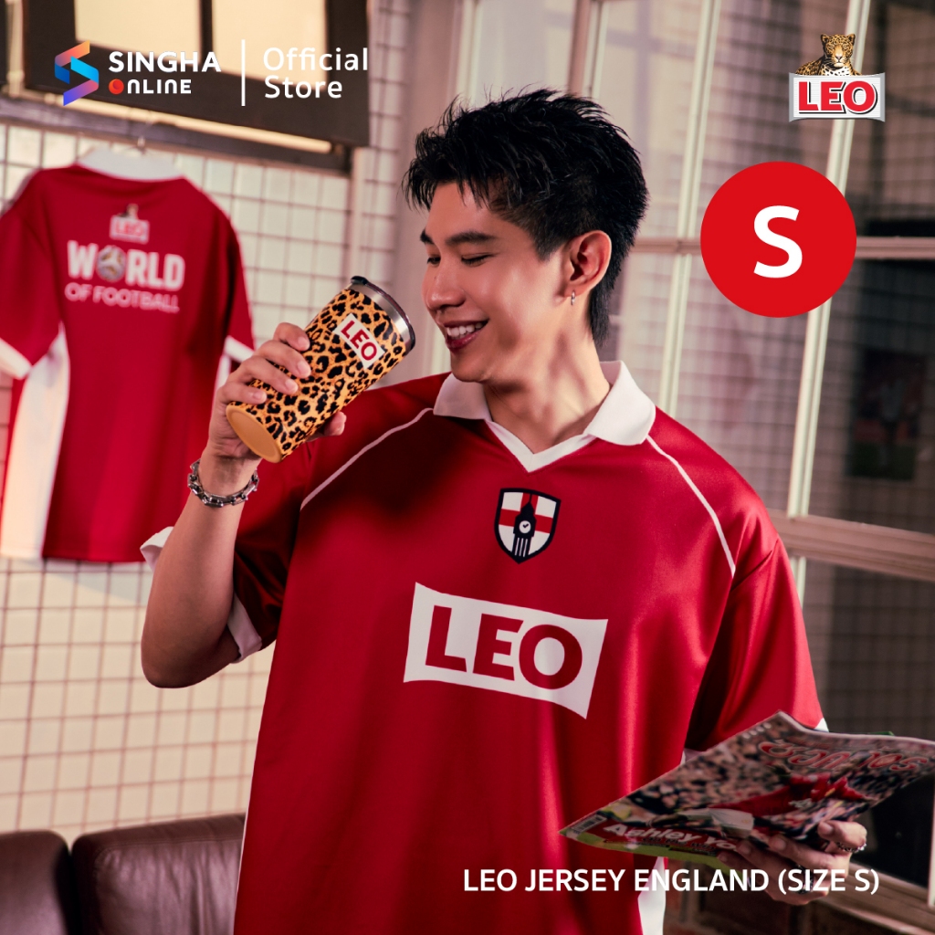 (จัดส่งทั่วประเทศ) เสื้อ Leo Jersey England (ขนาด S)