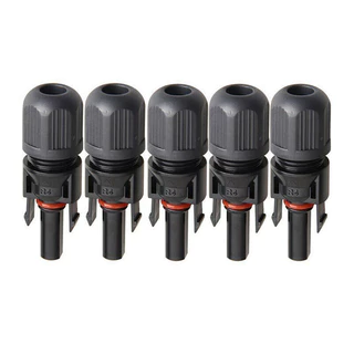 MC4 Connector 10 คู่ หัวต่อโซล่าเซลล์ 30A IP68 มาตรฐาน TUV Male Female สำหรับแผงโซลาร์