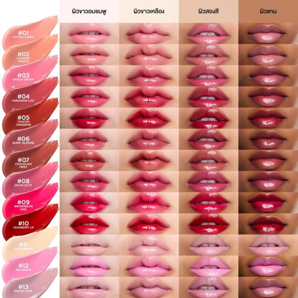 LA GLACE MELTED SUNDAE LIP CLICK | ลิปไอติมลากลาส 26สี สีระเรื่อ & ปากฉ่ำขั้นสุด ลิปกด ลิปฉ่ำ thumbnail 5