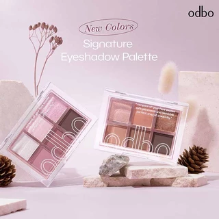 ★★มีเบอร์ 10,12★★ (OD276) odbo Signature Eyeshadow Palette โอดีบีโอ ซิกเนเจอร์ อายแชโดว์ พาเลท
