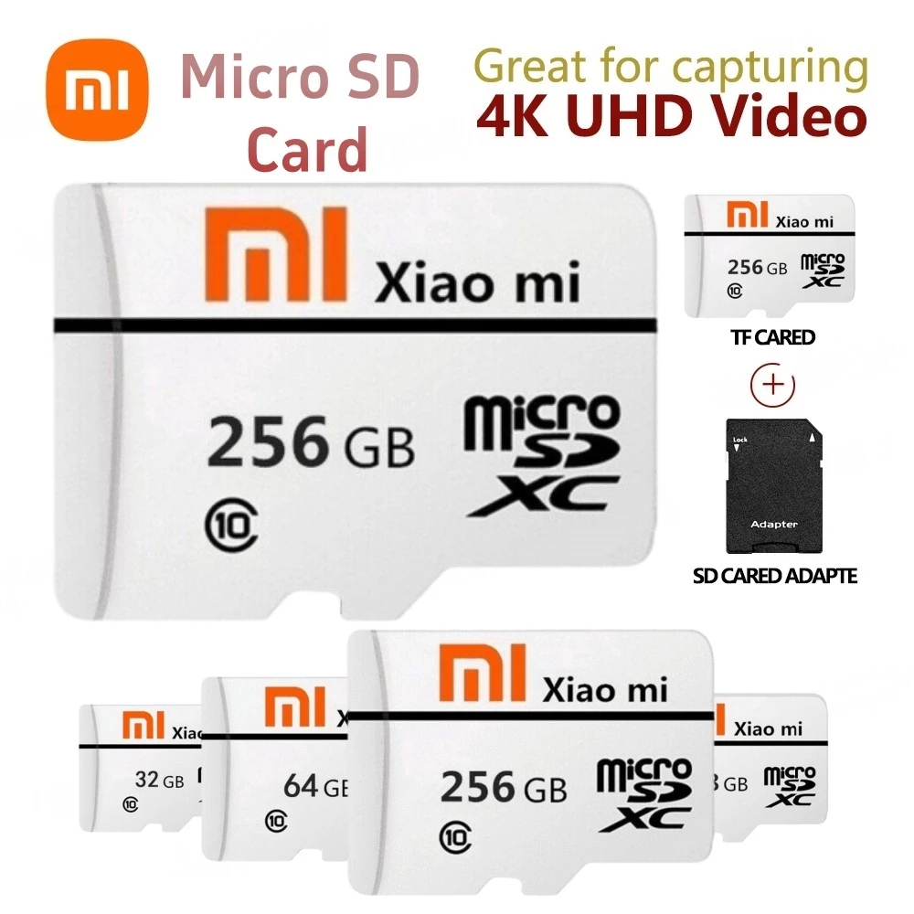 ✔ของแท้✔⚡️เมมโมรี่การ์ด⚡️Xiaomi 128GB 256GB การ์ดความจำความเร็วสูง Micro การ์ด SD XC Microsd บัตร TF แฟลชการ์ดเมมโมรี่มื