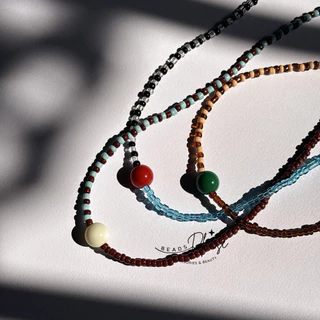 สร้อยคอลูกปัด Bubble necklace 🫧 สร้อยคอลูกปัดเม็ดใหญ่ สร้อยคอลูกปัดอะคริลิค พร้อมส่งจากไทย 🇹🇭
