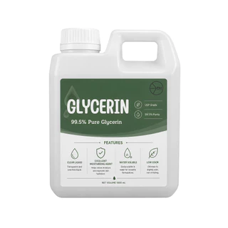 Glycerin 99.5% USP | กลีเซอรีนเหลวบริสุทธิ์ | ขนาด 0.5, 1 ลิตร