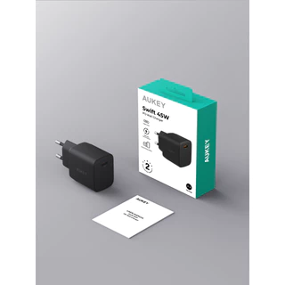 AUKEY PA-F4T หัวชาร์จเร็ว SWIFT 45W PD USB-C PD Wall Charger with GaN Technology