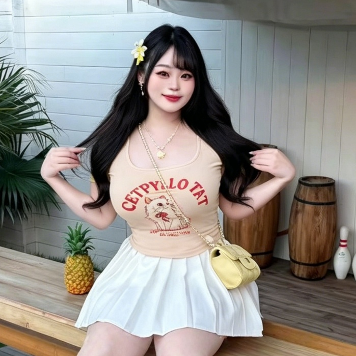 เสื้อยืดแขนสั้นลําลอง คอกลม พิมพ์ลาย ทรงหลวม ขนาดใหญ่ แฟชั่นฤดูร้อน สไตล์เกาหลี สําหรับผู้หญิง