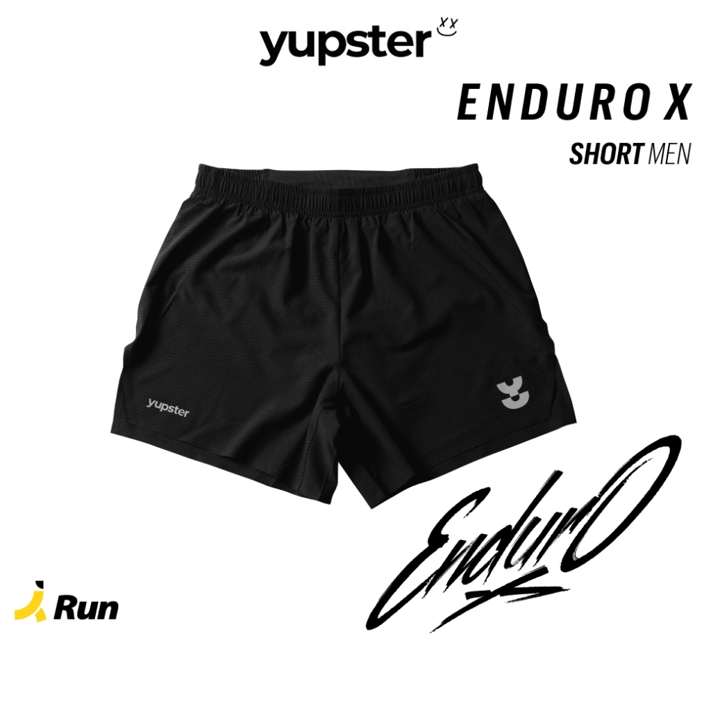 yupster men's Enduro X Shorts กางเกงออกกำลังกาย ของผู้ชาย