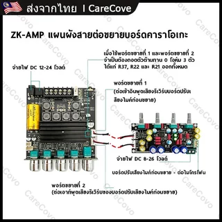 WUZHI ZK-TB21PRO ล็อตใหม่ 2.1CH กำลังขับ 50W+50W+145w