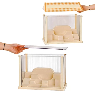 กล่องโชว์โมเดล DIY กล่องโมเดลแบบวางซ้อนได้ กล่องเก็บของเล่นศิลปะกันฝุ่น