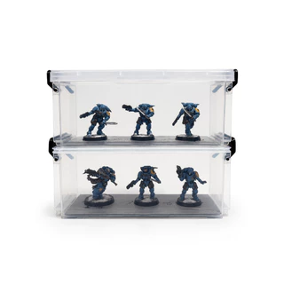 [ ส่งฟรี 🔥 ] Murder of Crows Hobby Box *สามารถต่อเพิ่มชั้นได้ กล่องอเนกประสงค์ กล่องเก็บโมเดลจิ๋ว กล่องขนาดพกพา