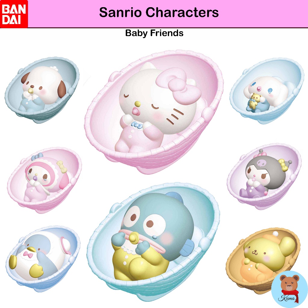 Sanrio Characters Baby Friends BANDAI my melody,cinnamoroll,hello kitty,kuromi,pompompurin🇯🇵บันได ซานริโอ้