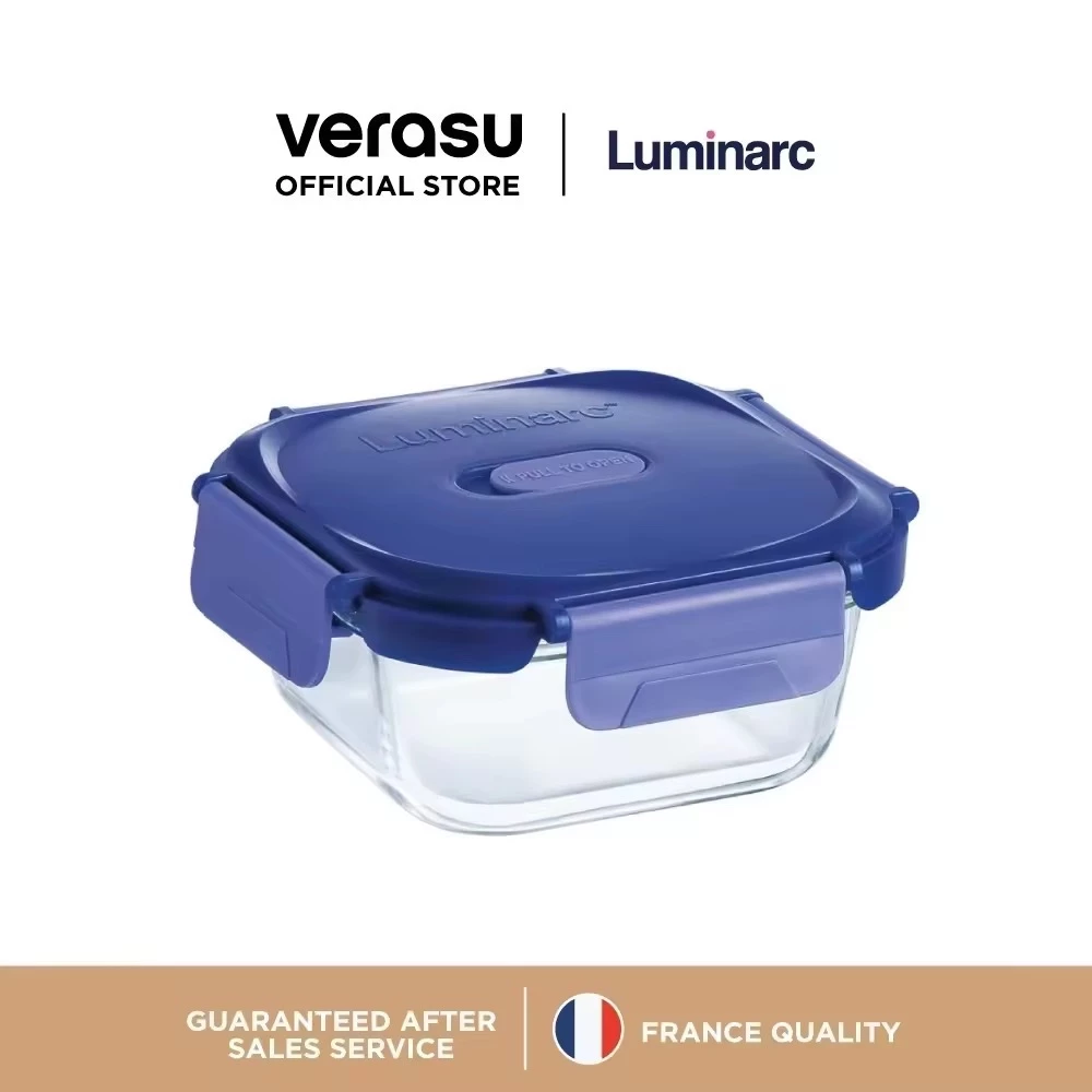 LUMINARC กล่องแก้วถนอมอาหาร จัตุรัส 520 มล. Putina รุ่น ARC-X3775