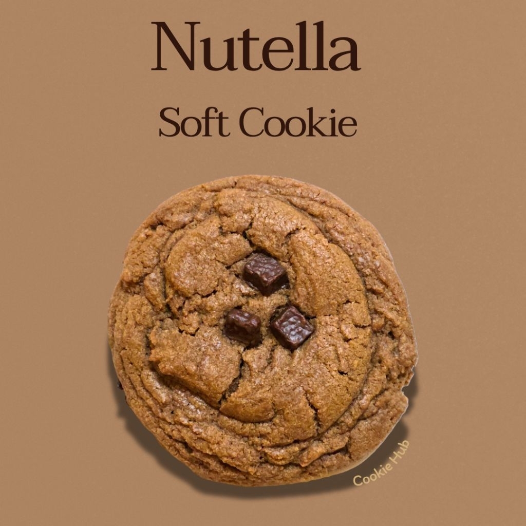 ซอฟต์คุกกี้นูเทลล่า Nutella Soft Cookie (1 ชิ้น)