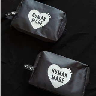 กระเป๋าใส่เครื่องสำอาง Human Made Utility Pouch โลโก้หัวใจ ของแท้นำเข้าญี่ปุ่น พร้อมส่งไทย