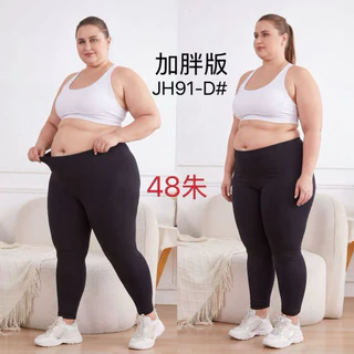 พร้อมส่ง กางเกงเลกกิ้งไซส์6XL 3แบบให้เลือก กางเกงเลกกิ้งสีดำขนาดใหญ่ใส่150กิโลใส่สบาย ทรงสวย ดีไซน์ทันสมัย สำหรับผู้หญิง