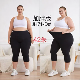 พร้อมส่ง กางเกงเลกกิ้งไซส์6XL 3แบบให้เลือก กางเกงเลกกิ้งสีดำขนาดใหญ่ใส่150กิโลใส่สบาย ทรงสวย ดีไซน์ทันสมัย สำหรับผู้หญิง