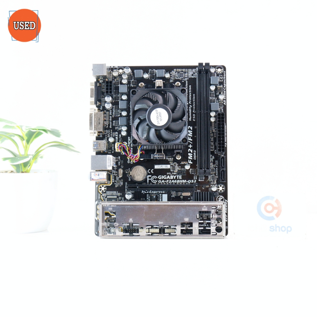 ชุดซีพียูพร้อมเมนบอร์ด CPU: AMD A4-6300 + MB: GIGABYTE F2A68HM-DS2 P17602