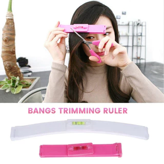 เครื่องมือตัดผม DIY ไม้บรรทัดวัดระดับผมหน้าม้า ตัดผมหน้าม้า haircut tool