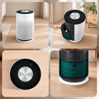 LG เครื่องฟอกอากาศ PuriCare 360 Hit รุ่น AS60GHWG0 ฟิลเตอร์ HEPA | หมุนรอบ 360 องศา ฟอกอากาศทั่วถึง