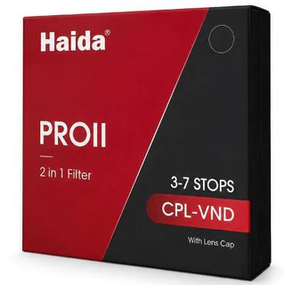 ฟิตเตอร์กล้อง Haida - PROII CPL-VND 2in1 Filter 67mm-82mm (มีฝาปิดฟิตเตอร์) ประกันศูนย์ไทย