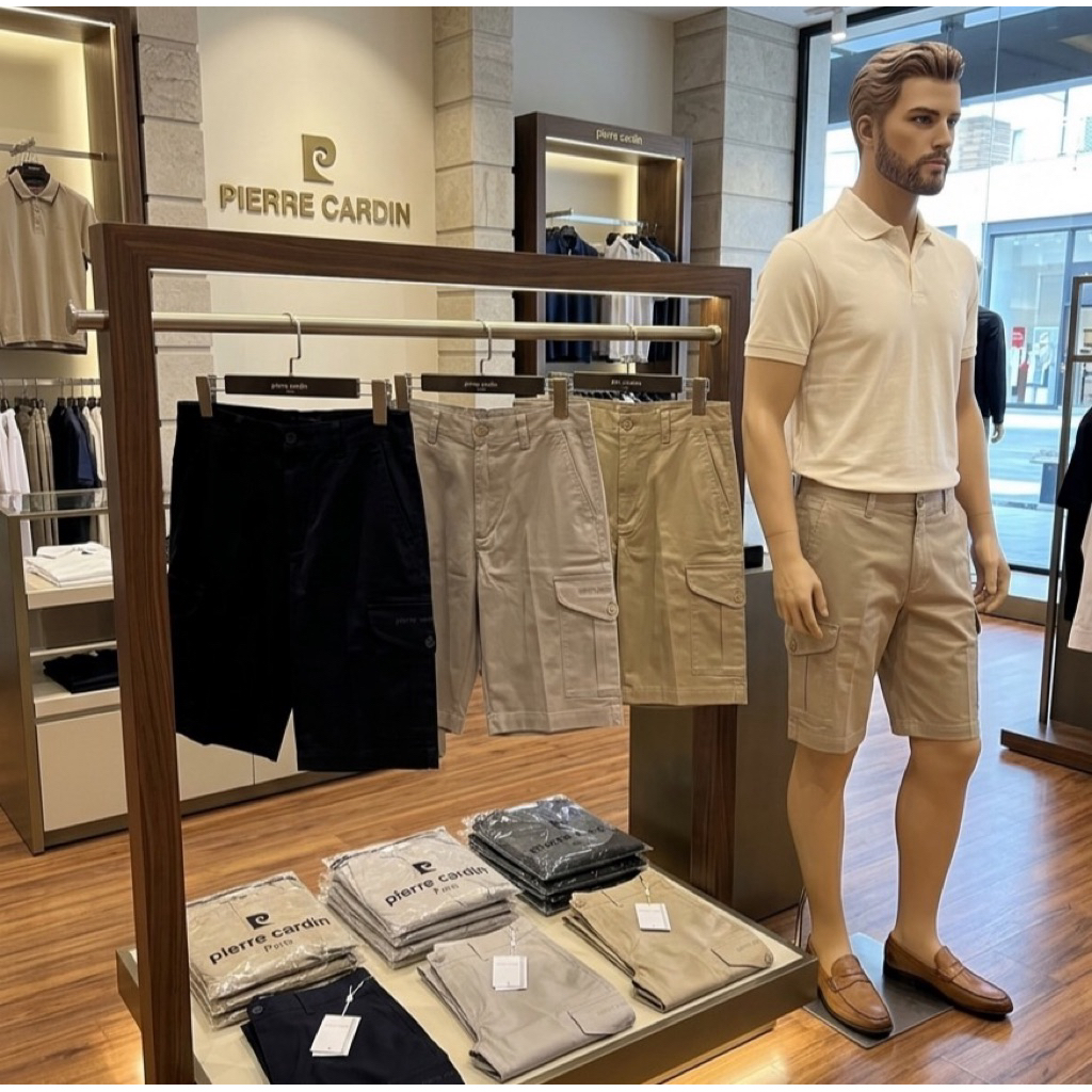 กางเกงขาสั้นผู้ชายPieerre Cardin ของแท้จากShop100% ป้าย1,690 ไซด์ 31,32,33,34,35,36,38