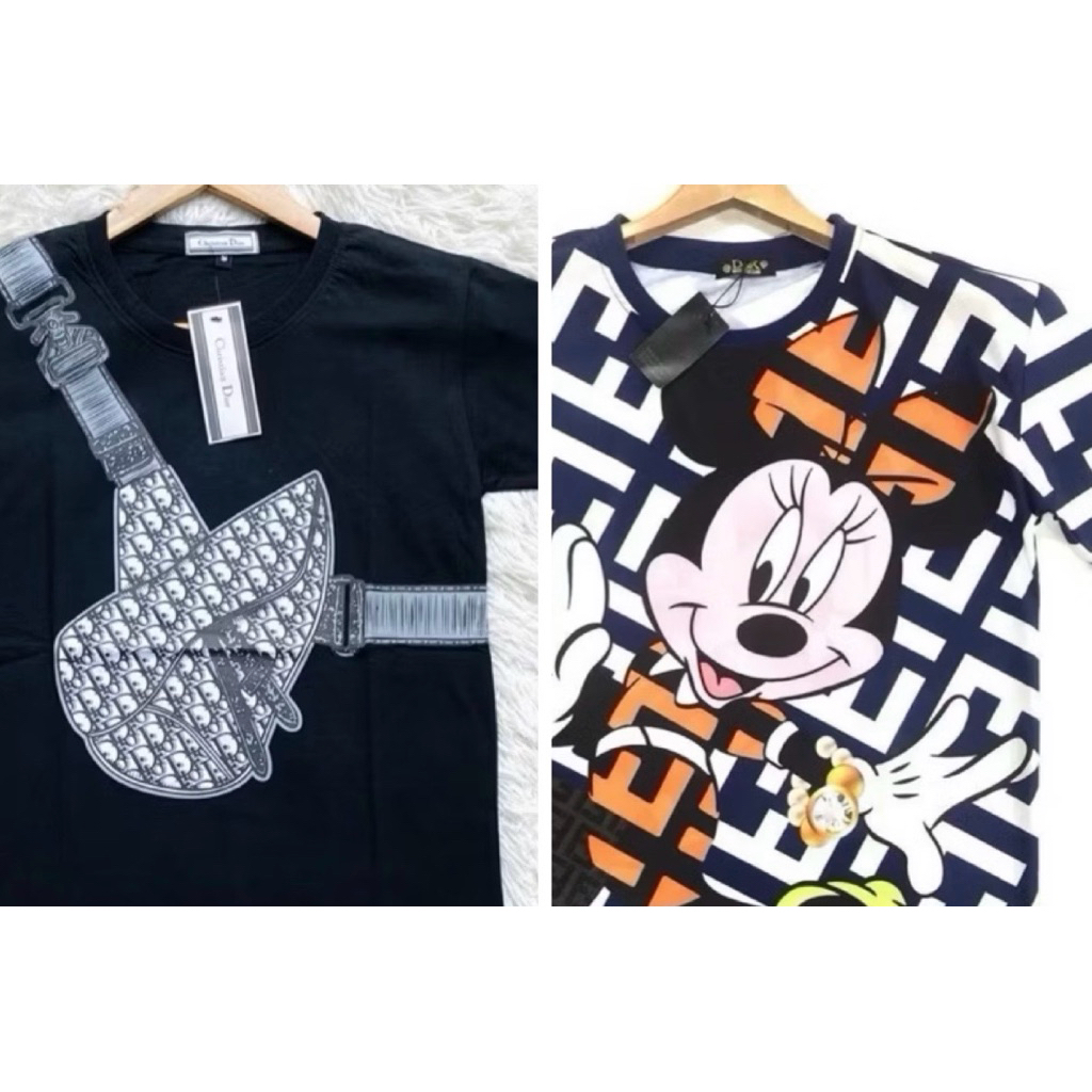 มือ1 งานป้ายห้อย เสื้อยืดผ้าคอตตอนนิ่มเด้งเกาหลี
