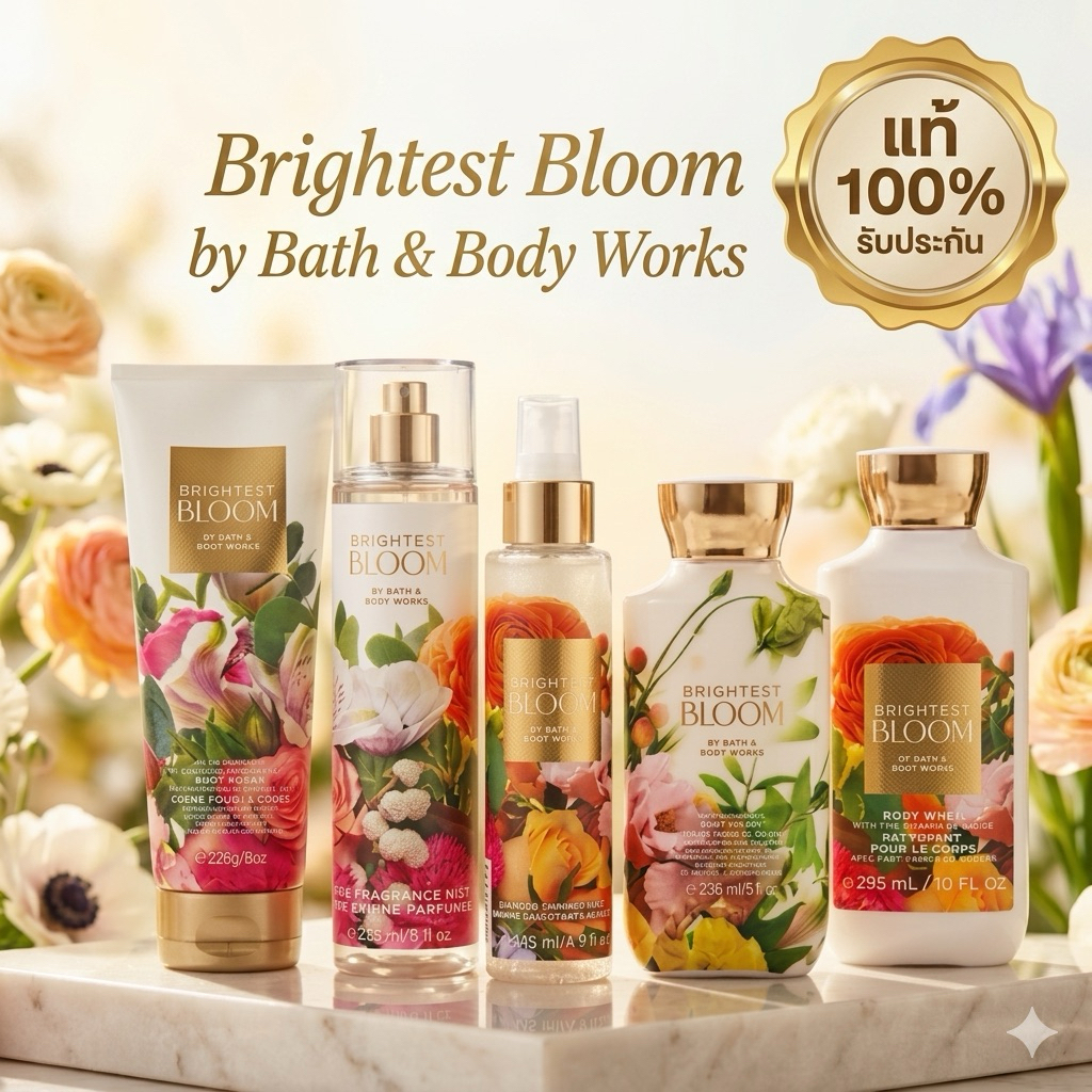 Brightest Bloom แท้💯% 🌸 พร้อมส่งทุกชิ้น Bath & Body Works