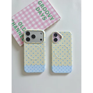 [i17] ส่งด่วน✨ PC-097 Milky Star+ไอริงแม่เหล็กเคสไอโฟน ชาร์จไร้สาย มินิมอล สำหรับ Iphone 13-17Promax