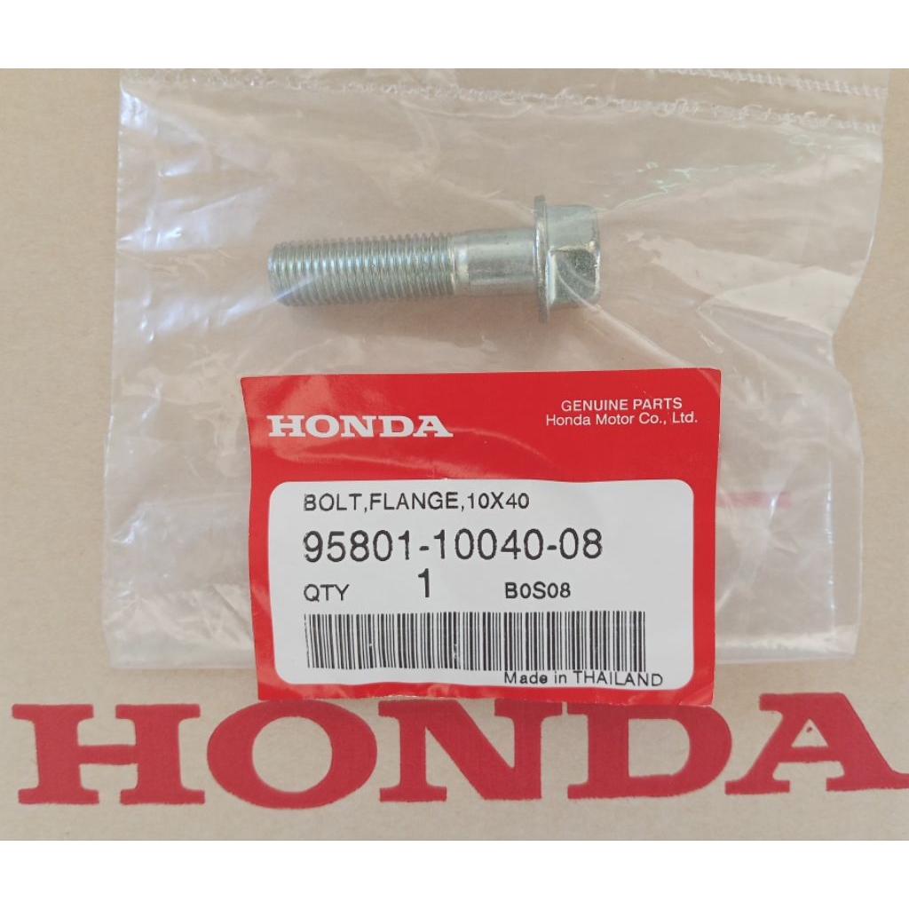 โบลต์หน้าแปลน (10x40) แท้เบิกศูนย์HONDA 95801-10040-08 น็อตแผงคอScoopy-i