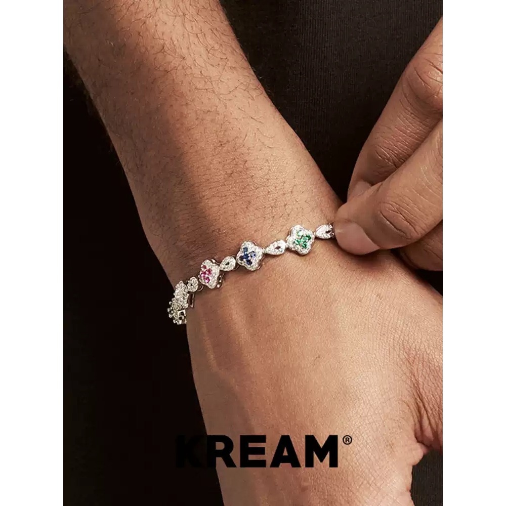 ✟✟สร้อยข้อมือKREAM✟✟ KREAMKREAM Colored Zircon Bracelet