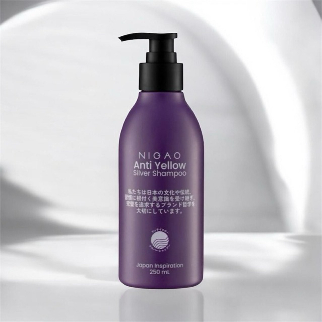 Nigao Silver Shampoo Anti Yellow นิกาโอะ ซิลเวอร์ แชมพู แอนตี้ เยลโล่