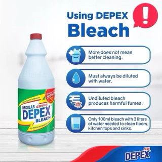 น้ำยาขจัดคราบ Depex Bleach 500ml สำหรับซักผ้าขาว