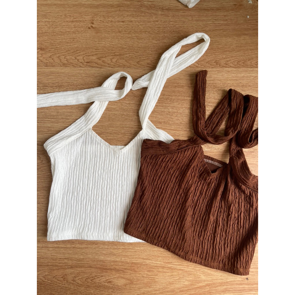 Javawa เสื้อคล้องคอ สายฝอ สายแฟ ผ้าท้อปฟรี