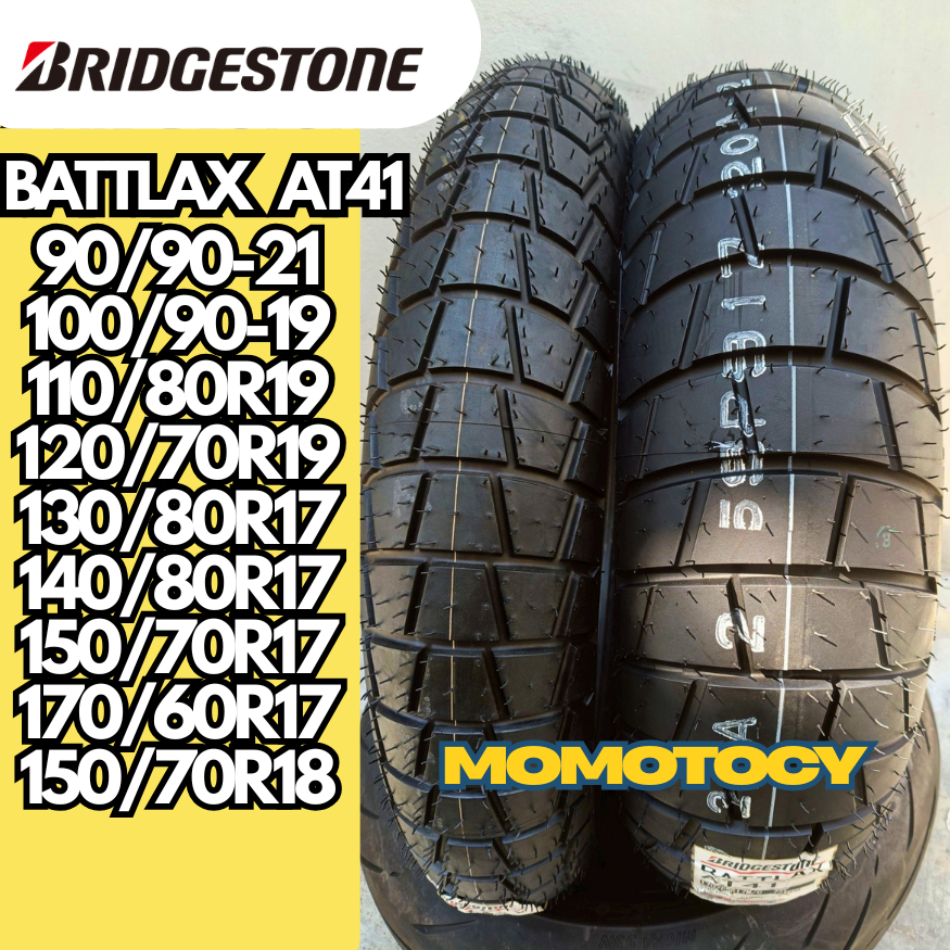 ยาง Bridgestone AT41 ยางกึ่งวิบาก ขอบ 17 18 19 21 ใส่รถ Vstrom F850gs R1250GS Africa Twin พร้อมส่ง