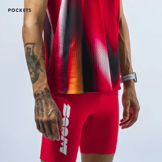 Boomsport Running:Red Half Tights