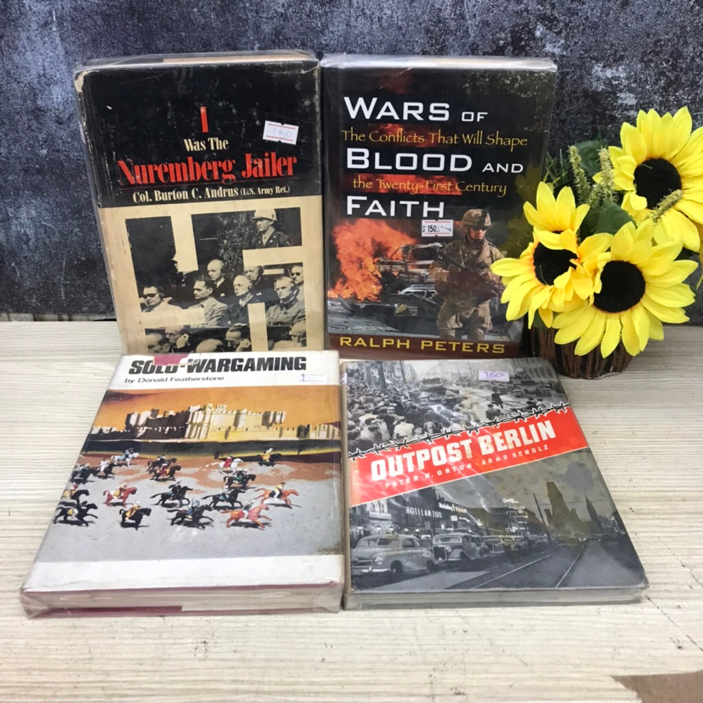 หนังสือต่างประเทศ: Solo-Wargaming W2735 Nuremberg Jailer W2736 Wars of Blood and Faith W2737 Outpost