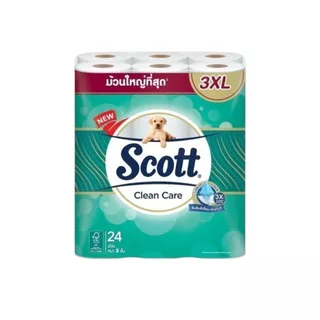[สินค้าส่งด่วน] สก็อต์ คลีนแคร์ม้วนใหญ่ที่สุด 3XL 24ม้วน SCOTT CLEAN-CARE 3XL 24 ROLLS