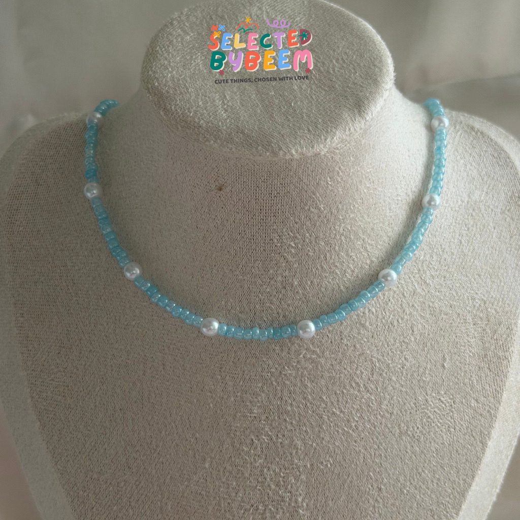 สร้อยลูกปัด : Sky Pearl Necklace