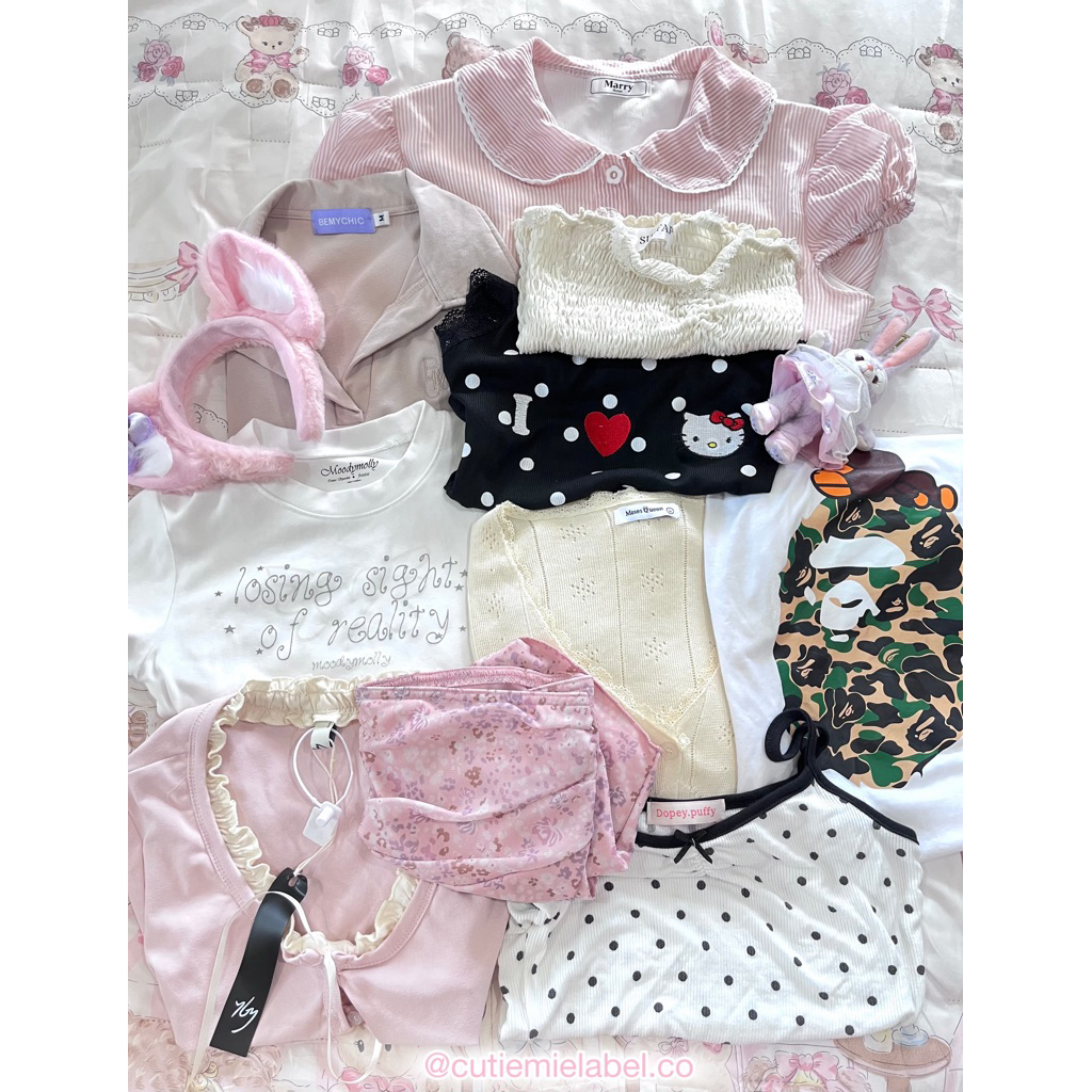 ‎ִ ۫ ּ   cutiemielabel.co 🩰🪞 ปล่อยเสื้อผ้ามือ 1 และมือ 2 สภาพดี ราคาน่ารัก