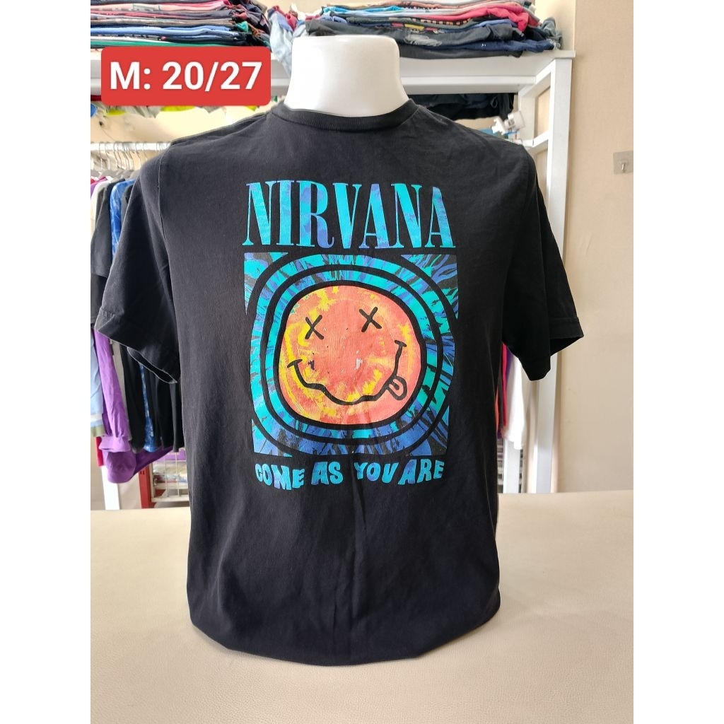 เสื้อวินเทจ เสื้อวง H&M x Nirvana: Come As You Are (Size M)