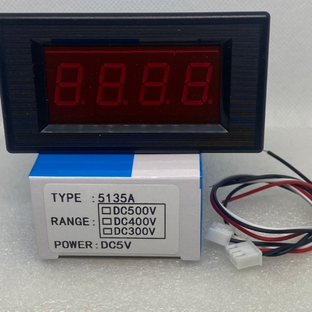 5135A  0-500VDC ความแม่นยำสูง DC Voltmeter Universal Compact DC30V DC20MV DC20V